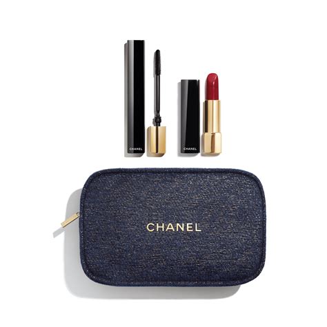 fake chanel perfume lipstick gift set